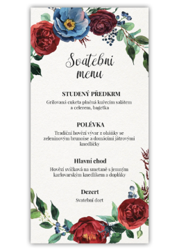 Chutné svatební menu. - Burgundy