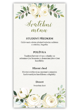Chutné svatební menu. - Floral