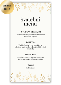 Chutné svadobné menu. - Leaves