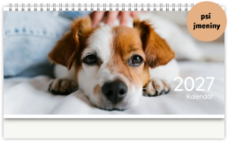 Stolní fotokalendář s vlastními jmény - Dogs Life