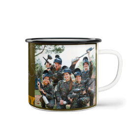 Fotohrnek plecháček s fotkou a textem - Army