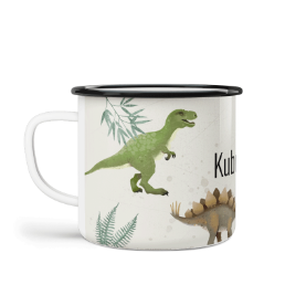 Fotohrnek plecháček s fotkou a textem - Dinosauři